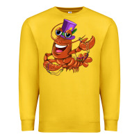 Lemon mardi gras crawfish Premium Sweatshirt - CowGirlArtShop
