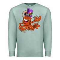 Seafoam mardi gras crawfish Premium Sweatshirt - CowGirlArtShop