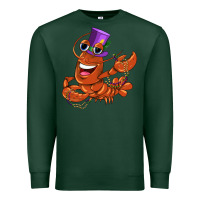 Sports Green mardi gras crawfish Premium Sweatshirt - CowGirlArtShop
