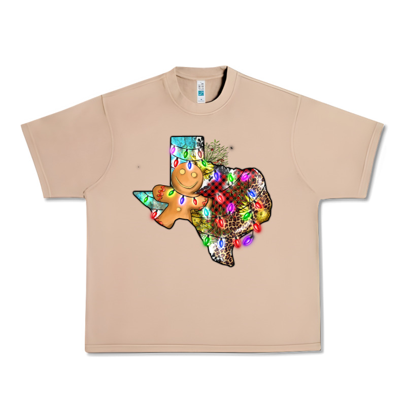 Christmas Texas Map Urban Heavy Tee by AdoDesignShop | Teevron