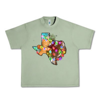 Oil Green christmas texas map Urban Heavy Tee - AdoDesignShop