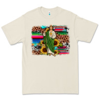 Bone san judas leopard cowhide sunflower background Premium Tee - JahusDesignShop