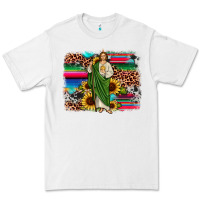 White san judas leopard cowhide sunflower background Premium Tee - JahusDesignShop