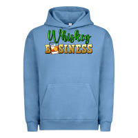 Pigment Pebble Blue whiskey business Urban Hoodie - FaDigitalArtStudio