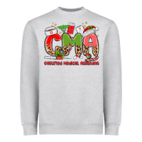 Heather Grey cma certified medical assistant Heavyweight Sweatshirt - MaliasSmallBusiness