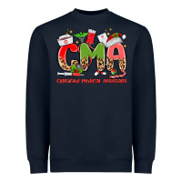 Navy cma certified medical assistant Heavyweight Sweatshirt - MaliasSmallBusiness