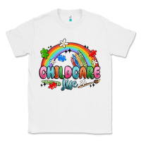 White childcare life Classic Tee - MaliasSmallBusiness