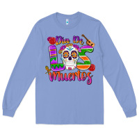 Colony Blue dia de los muertos Long Sleeve Tee - MaliasSmallBusiness