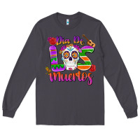 Smoke dia de los muertos Long Sleeve Tee - MaliasSmallBusiness