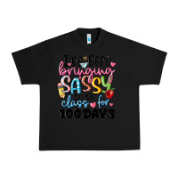 Black 100 days of school Urban Heavy Tee - MaliasSmallBusiness