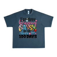 Midnight Navy 100 days of school Urban Heavy Tee - MaliasSmallBusiness