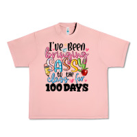 Salmon 100 days of school Urban Heavy Tee - MaliasSmallBusiness