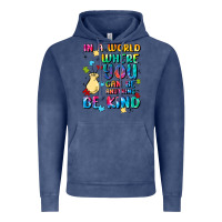 Vintage Denim in a world where you can be anything Vintage Hoodie - MaliasSmallBusiness