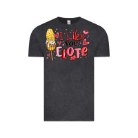 Vintage Black i like you elote mexican valentines day Vintage Tee - MaliasSmallBusiness