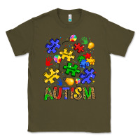 Army Green autism Classic Tee - JahusDesignShop