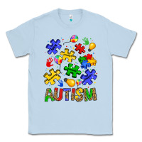 Dusty Blue autism Classic Tee - JahusDesignShop