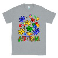 Heather Grey autism Classic Tee - JahusDesignShop