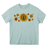 Arona sunflower lady of guadalupe Heavy Core Tee - JahusDesignShop