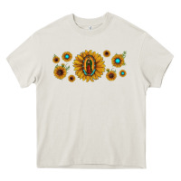 Sunflower Lady Of Guadalupe Heavy Core Tee | Teevron