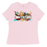 Bubblegum Pink costomized teachers name Ladies Tee - AdoDesignShop