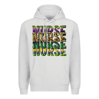 Dove Grey nurse mardi gras Premium Hoodie - CowGirlArtShop
