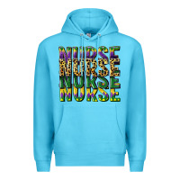 Ocean Blue nurse mardi gras Premium Hoodie - CowGirlArtShop