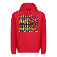 Red nurse mardi gras Premium Hoodie - CowGirlArtShop