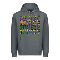 Rock nurse mardi gras Premium Hoodie - CowGirlArtShop