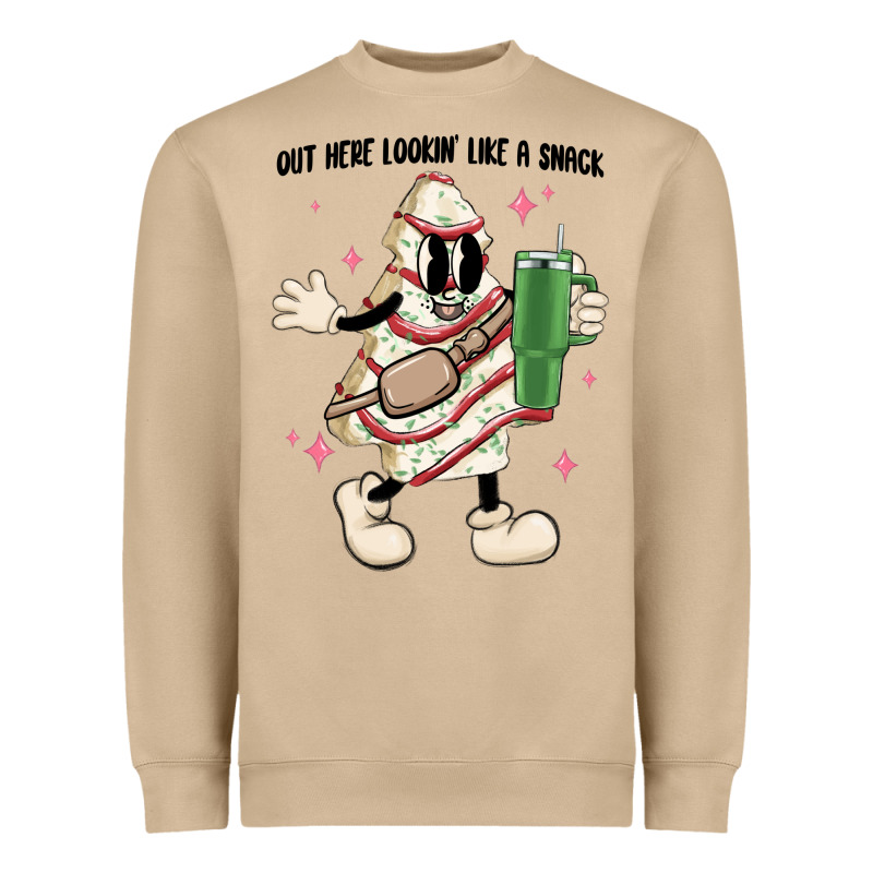 Out Here Lookin Like A Snack Heavyweight Sweatshirt by MaliasSmallBusiness | Teevron