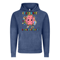 Vintage Denim celebrate neurodiversity Vintage Hoodie - MaliasSmallBusiness