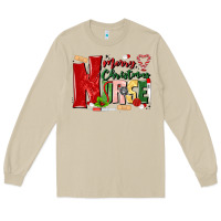 Mushroom merry christmas nurse Long Sleeve Tee - MaliasSmallBusiness