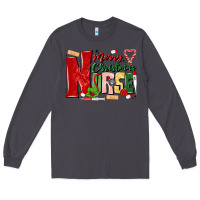 Smoke merry christmas nurse Long Sleeve Tee - MaliasSmallBusiness