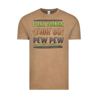Vintage Coffee i like things that go pew pew Vintage Tee - MaliasSmallBusiness