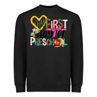 Black my first day of preschool Heavyweight Sweatshirt - NancyCooperArtShop
