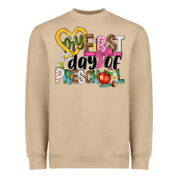 Mushroom my first day of preschool Heavyweight Sweatshirt - NancyCooperArtShop