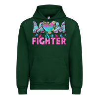 Forest Green Western Mom Is A Fighter Urban Hoodie - BundleAndBundleShop