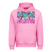 Fuchsia Pink Western Mom Is A Fighter Urban Hoodie - BundleAndBundleShop