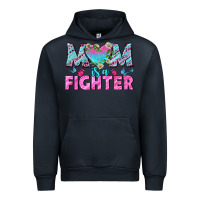 Navy Western Mom Is A Fighter Urban Hoodie - BundleAndBundleShop
