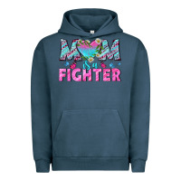Pigment Midnight Navy Western Mom Is A Fighter Urban Hoodie - BundleAndBundleShop