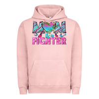 Pigment Salmon Western Mom Is A Fighter Urban Hoodie - BundleAndBundleShop