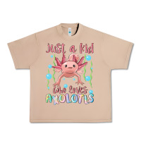 Burro just a kid who loves axolotls Urban Heavy Tee - MaliasSmallBusiness