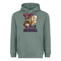 Sage Grab your joe lets go baseball Heavyweight Hoodie - HowdyJamesFarm