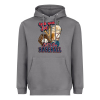Grab Your Joe Lets Go Baseball Heavyweight Hoodie | Teevron