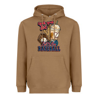 Toasted Coconut Grab your joe lets go baseball Heavyweight Hoodie - HowdyJamesFarm