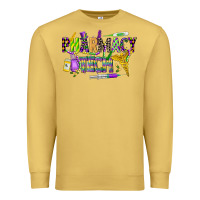 Antique Gold mardi gras pharmacy tech Premium Sweatshirt - CowGirlArtShop