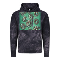 Cloud Black turquoise gemstone glitter Vintage Hoodie - Jasminsmagicworld