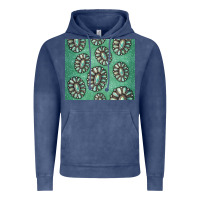 Vintage Denim turquoise gemstone glitter Vintage Hoodie - Jasminsmagicworld