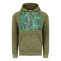 Vintage Olive turquoise gemstone glitter Vintage Hoodie - Jasminsmagicworld
