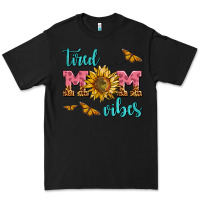 Black tired mom vibes Premium Tee - AdoDesignShop