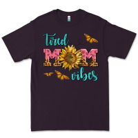 Plum tired mom vibes Premium Tee - AdoDesignShop